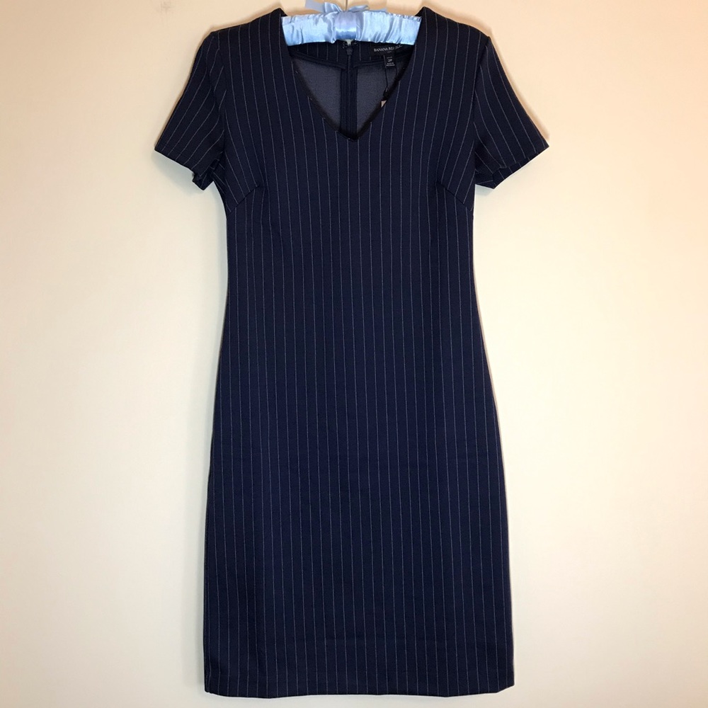 *SOLD* NWT Banana Republic Navy Business Dress